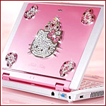 ноутбук «для деловых женщин» в стиле Hello Kitty